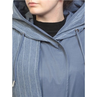 9016 GRAY/BLUE Ветровка женская (60% полиэстер, 40% хлопок)
