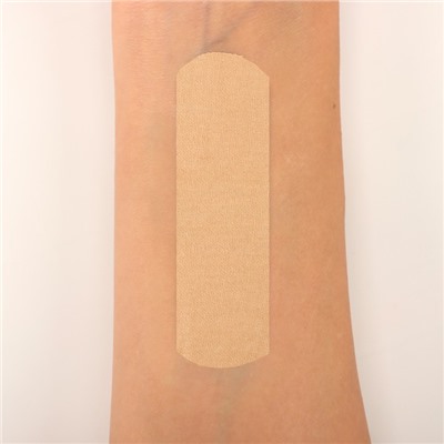 Лейкопластырь бактерицидный Верофарм набор 8 шт. на тканной основе, телесные