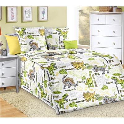 КПБ Эра динозавров яселька с простыней на резинке Текс