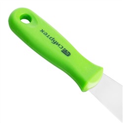 Шпательная лопатка из нержавеющей стали, 40 мм, пластмассовая ручка Сибртех