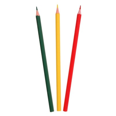Карандаши цветные 12 цветов Calligrata, ЭКОНОМ, заточенные, шестигранные, пластиковые, картонная упаковка, европодвес