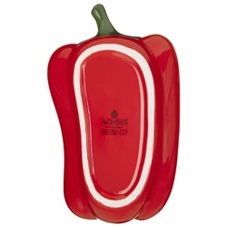 БЛЮДО ДЛЯ ЗАПЕКАНИЯ "ПЕРЕЦ" 500 МЛ. 21*12,5 СМ. ВЫСОТА=6 СМ. КОЛЛЕКЦИЯ "IL RACCOLTO" (КОР=18ШТ.)