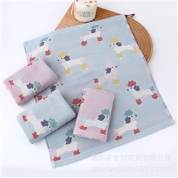 Cartoon towel, gauze scarf, wholesale