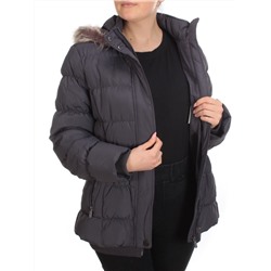 B-37 DARK GREY Куртка зимняя женская NO NAME (100 гр. холлофайбер)
