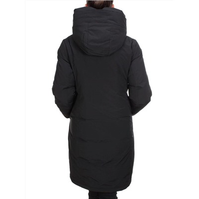 YR-961 BLACK Пальто зимнее женское АЛИСА (200 гр. холлофайбера)