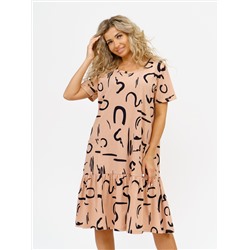 872 Платье бежевый Свт