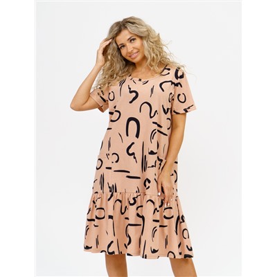 872 Платье бежевый Свт