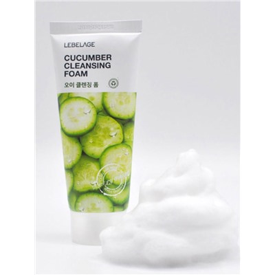 Lebelage Пенка для умывания с экстрактом огурца / Cucumber Cleansing Foam, 100 мл