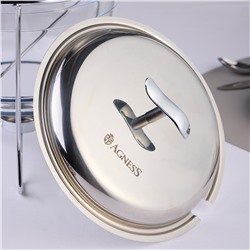 МАРМИТ С ПОЛОВНИКОМ AGNESS 3,9 Л. 32,5*27*24 СМ