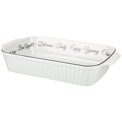 БЛЮДО ДЛЯ ЗАПЕКАНИЯ AGNESS "BON APPETIT" ПРЯМОУГ 2500 МЛ 35*20*6,5СМ