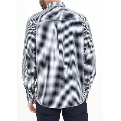 Long Sleeve Gingham Shirt