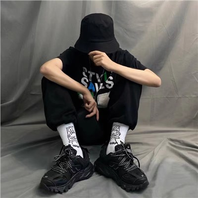 Knee socks for beloved, trend basketball skateboard hip-hop style for men and women, mid-length