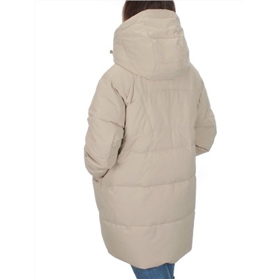 H23-680 BEIGE Куртка зимняя облегченная женская (150 гр. холлофайбер)
