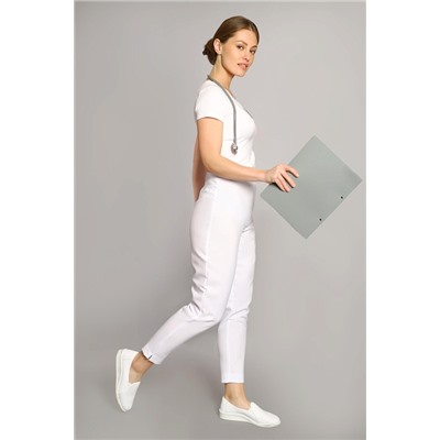 Женские брюки медицинские 1-09 / Стрейч Белый