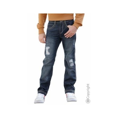 Jeans mit Nähten