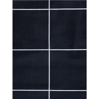 Постельное бельё Этель 2 сп «Клетка», чёрное, 175×215, 200×220, 50×70-2 штуки, бязь, 125 г/м²