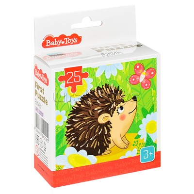 Пазл First Puzzle "Ежик" (25 эл) Baby Toys