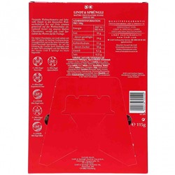 Lindt Frohes Fest Tisch Adventskalender 115g, Линдт Адвент календарь 2025, 24 сладких сюрприза, 115 грамм