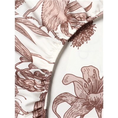 Простыня на резинке LoveLife Spring 180*200*25 см, жатка, 100% п/э, 100гр/м2