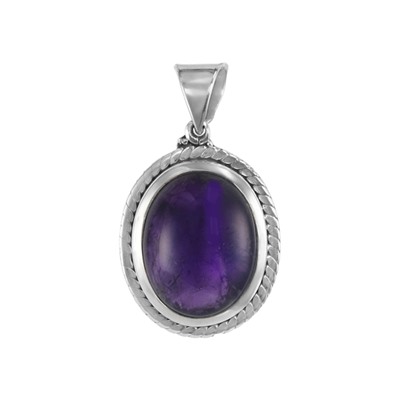 Подвеска 'Амелия' с аметистом ИКПВ.34АМ0.88-1