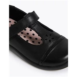 Kids’ Leather T-Bar School Shoes (8 Small - 1 Large)