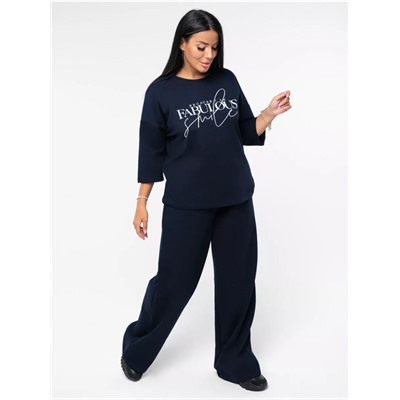 Костюм "Надпись" синий