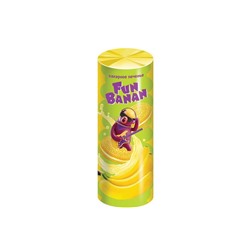 «Fun Banan», печенье-сэндвич сахарное с банановым вкусом, 220 г