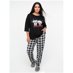 Пижама "Давай дружить" черный