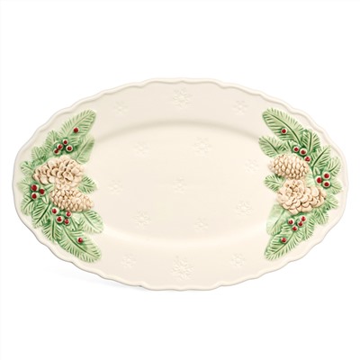 БЛЮДО СЕРВИРОВОЧНОЕ "GREEN PINE" 31*20*2,5 СМ