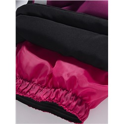 Комбинезон подростковый зимний для девочки бордового цвета 9408Bo