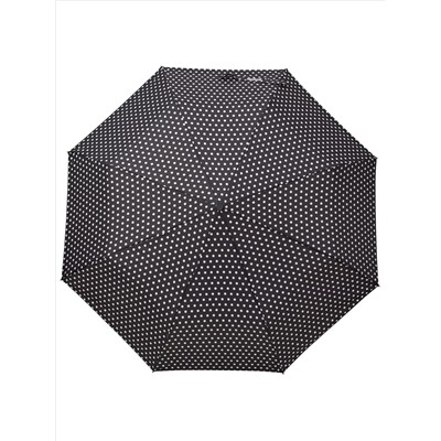 Q25806 (Горох на черном) Зонт женский автомат Henry Backer