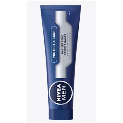 NIVEA MEN Rasiercreme Protect & Care, 100 ml Крем для бритья Protect & Care, 100 мл