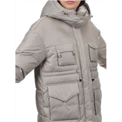 338-X44 BEIGE Куртка зимняя женская (200 гр. холлофайбер)