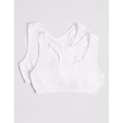 2 Pack Seamfree Crop Tops (9-16 Yrs)