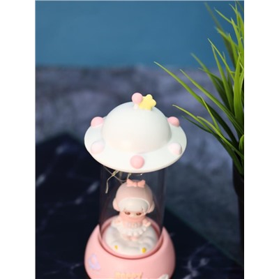 Ночник "Starlight", moon girl, 13 см