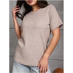 Футболка "Вязаная" Кофе меланж