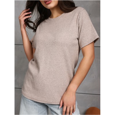 Футболка "Вязаная" Кофе меланж