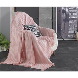 Накидка на Диван 170x220 см. 100% Хлопок Keten Verda Pudra