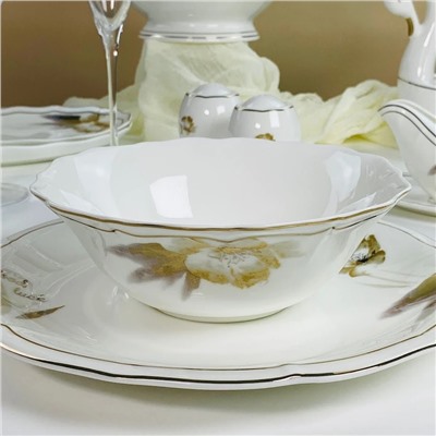 145-657 Набор из 6 салатников 18см КАМИЛЛА в под.уп.(х6)Костяной фарфор