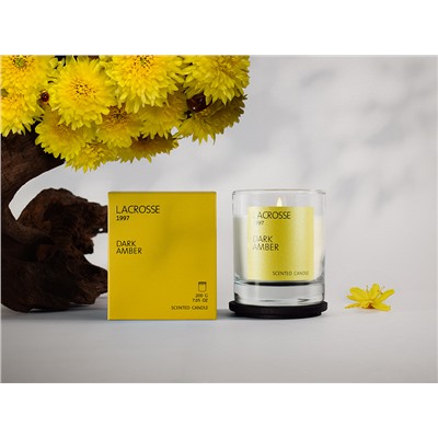 Свеча ароматическая Lacrosse, Dark Amber, 40 ч