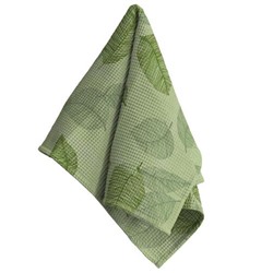 Полотенце вафельное кухонное Vse DOMA<A08382 Фольяж рис 29172-5,  45*60, маленькое>