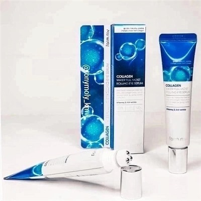 Сыворотка роллер Collagen water full moist rolling eye serum 25 мл