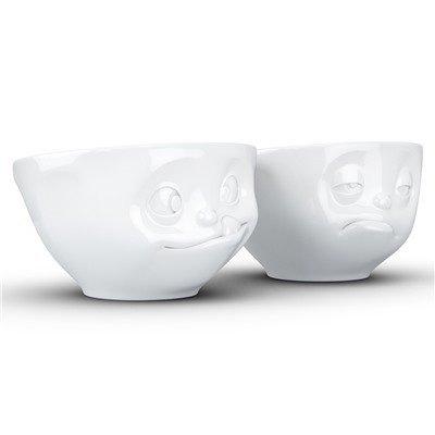 Набор чаш Snoozy & Tasty, 200 мл, белый, 2 шт.