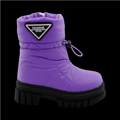 Дутики В5016-17 фиолетовые