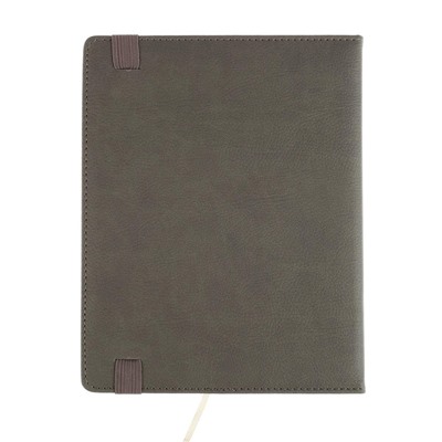 Дневник школьный для 1-11 классов Grey, твёрдая обложка, искусственная кожа, резинка, ляссе, тонированный блок, 48 листов