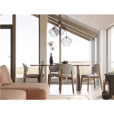 Светильник подвесной Vinger, Ø45х50 см, темно-серый