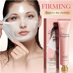 Антивозрастная очищающая маска-пленка для лица с коллагеном SADOER Collagen for Glowing Skin, 75мл