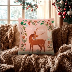 Чехол на подушку Этель "Warm wishes", 40*40 см, 100 п/э, велюр