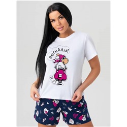 Пижама "Овечки" женская с шортами