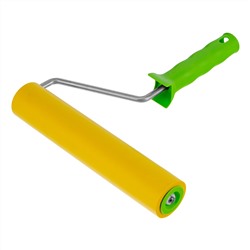 Валик прижимной резиновый с ручкой, 240 мм, D ручки 8 мм Сибртех